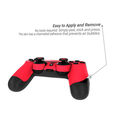 Solid State Red - Sony PS4 Controller Skin