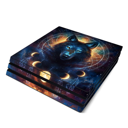 Dreamcatcher Wolf - Sony PS4 Pro Skin