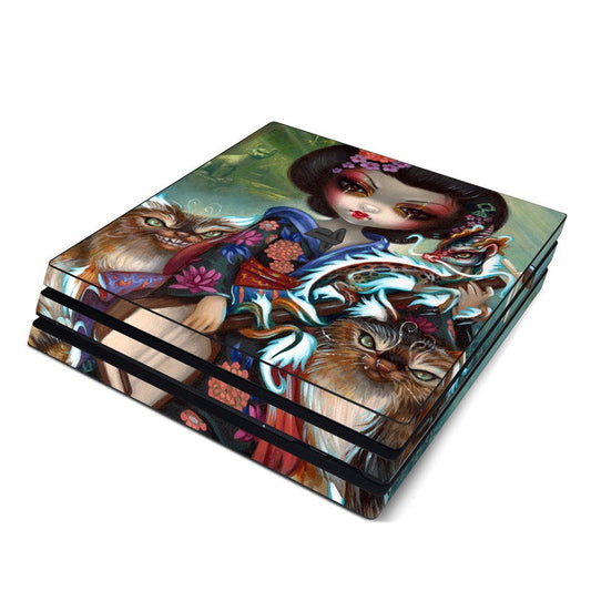 Kirin and Bakeneko - Sony PS4 Pro Skin