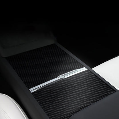 Real Carbon Panel Console Wrap for  Tesla Model 3 Highland & Model Y Juniper