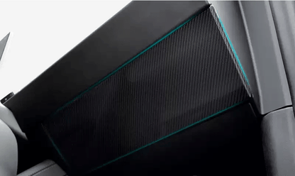 Real Dry Carbon Fiber Glove Box Cover Overlay for Model Y / 3