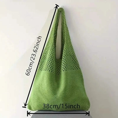 Simple Retro Hollow Crochet Bag