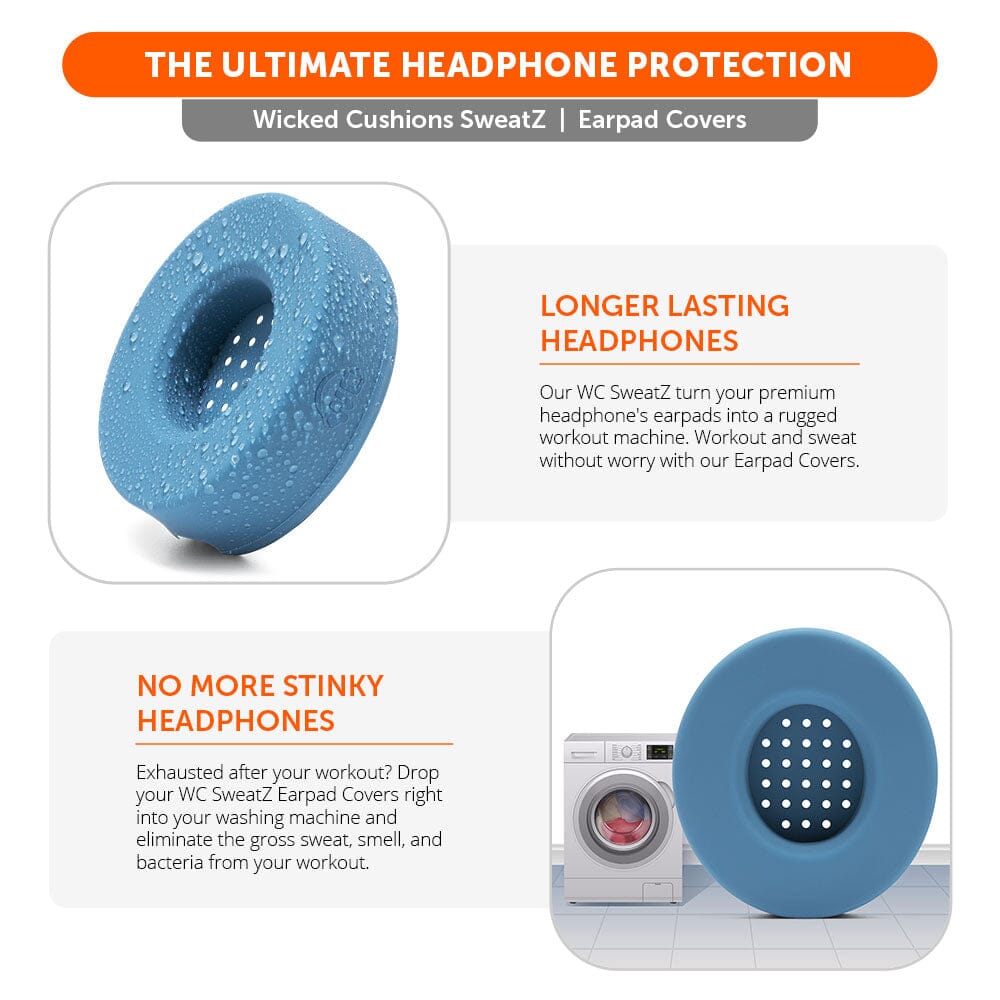 Small WC SweatZ Protective Headphone Earpad Covers
