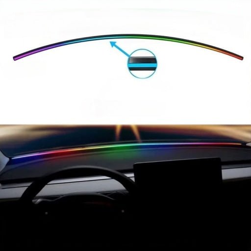 Streamer LED Ambient Light for Model 3/Y (2020-Present) | App Controlled