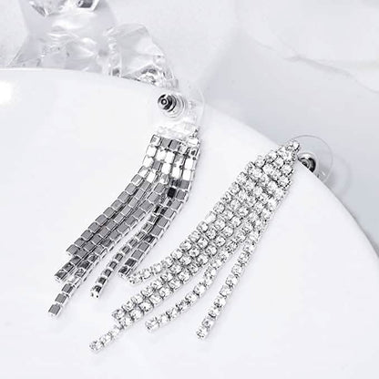 Tassel Linear Drop Earrings