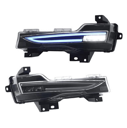 TESERY RGB Front Bumper Fog Light Upgrade for Model 3/Y