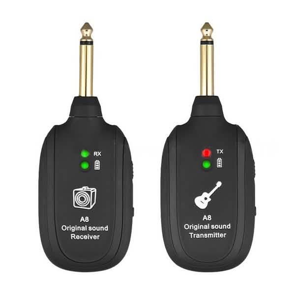 UHF Guitar Wireless System Transmitter Receiver