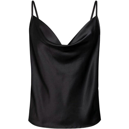 Women's Spaghetti Strap V-Neck Satin Suspender